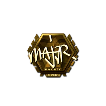 Sticker | MAJ3R (Gold) | London 2018
