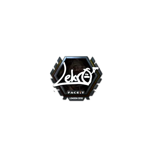 Наклейка | Lekr0 (металлическая) | Лондон-2018