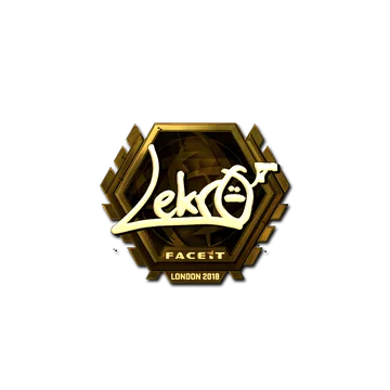 Sticker | Lekr0 (Gold) | London 2018