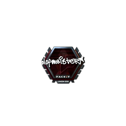Наклейка | olofmeister (металлическая) | Лондон-2018