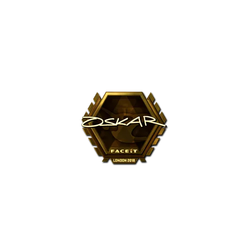 Sticker | oskar (Gold) | London 2018