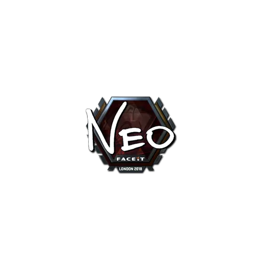Наклейка | NEO (металлическая) | Лондон-2018