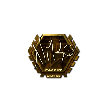 Sticker | NiKo (Gold) | London 2018