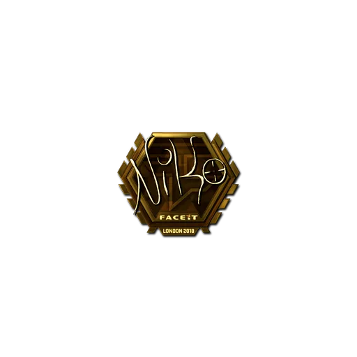 Sticker | NiKo (Gold) | London 2018