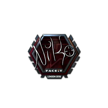 Sticker | NiKo (Foil) | London 2018