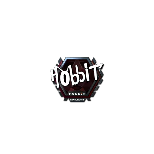 Наклейка | Hobbit (металлическая) | Лондон-2018