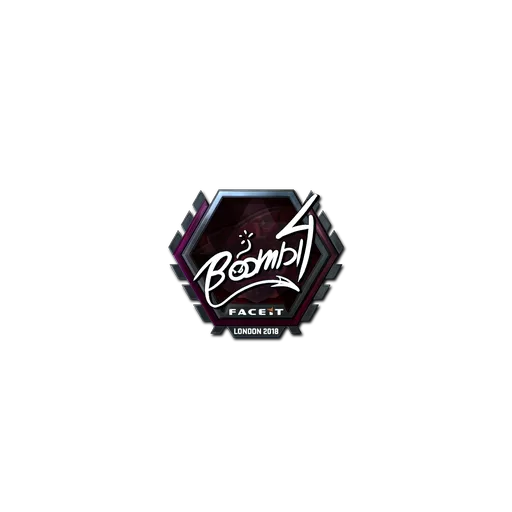 Наклейка | Boombl4 (металлическая) | Лондон-2018