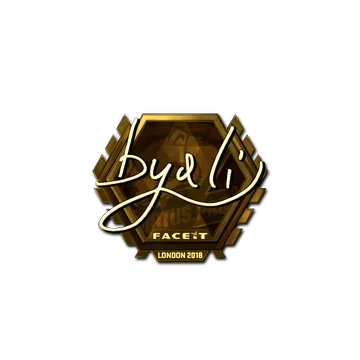 Sticker | byali (Gold) | London 2018