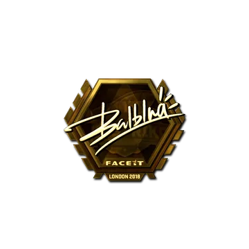 Sticker | balblna (Gold) | London 2018