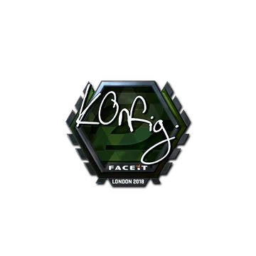 Sticker | k0nfig (Foil) | London 2018