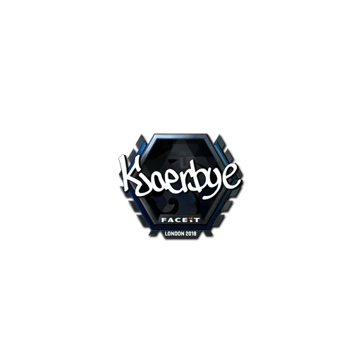 Наклейка | Kjaerbye (металлическая) | Лондон-2018