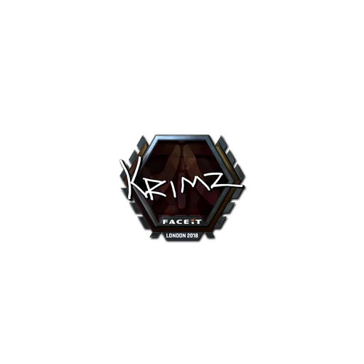 Наклейка | KRIMZ (металлическая) | Лондон-2018