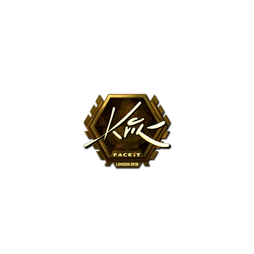 Наклейка | Kvik (золотая) | Лондон-2018