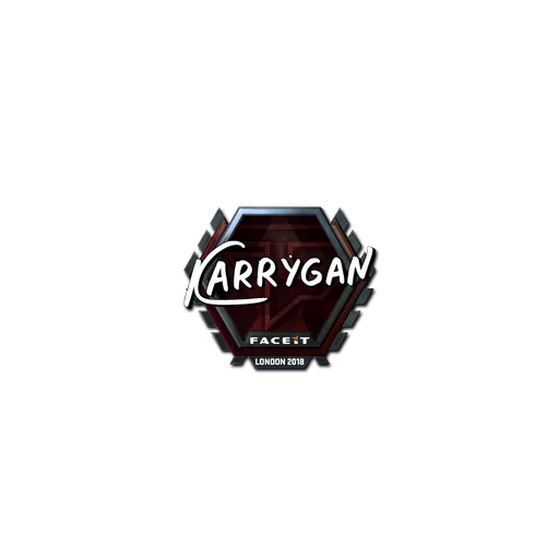 Наклейка | karrigan (металлическая) | Лондон-2018