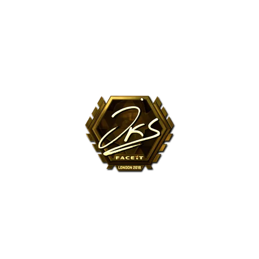 Sticker | jks (Gold) | London 2018