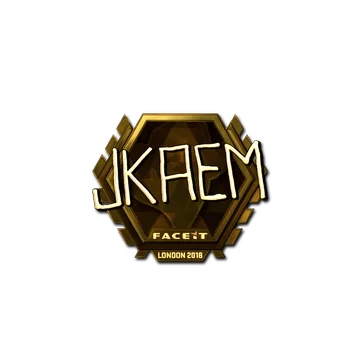 Sticker | jkaem (Gold) | London 2018
