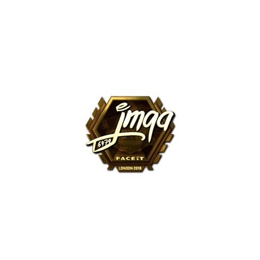 Наклейка | jmqa (золотая) | Лондон-2018
