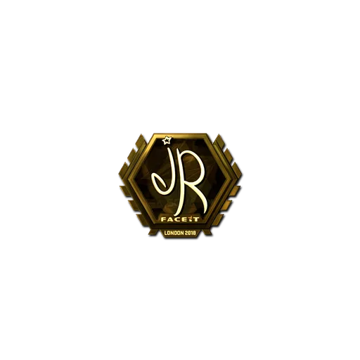 Sticker | jR (Gold) | London 2018