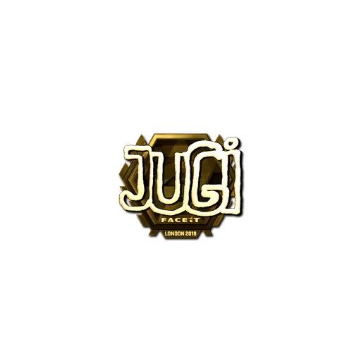 Наклейка | JUGi (золотая) | Лондон-2018