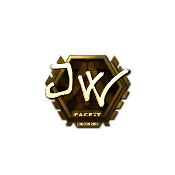 Sticker | JW (Gold) | London 2018