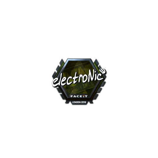 Наклейка | electronic (металлическая) | Лондон-2018