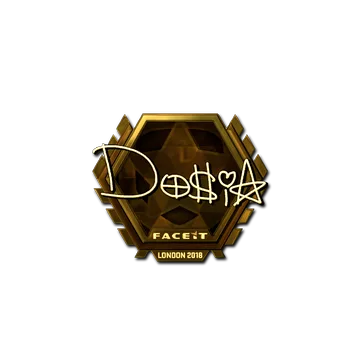 Sticker | Dosia (Gold) | London 2018