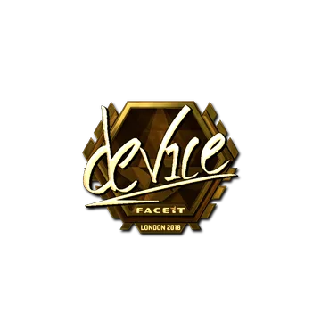 Sticker | device (Gold) | London 2018