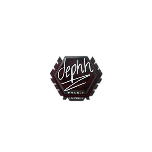 Наклейка | dephh | Лондон-2018