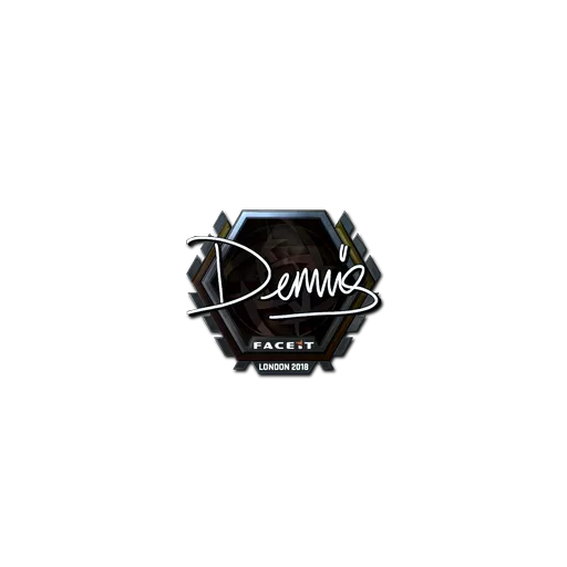 Наклейка | dennis (металлическая) | Лондон-2018