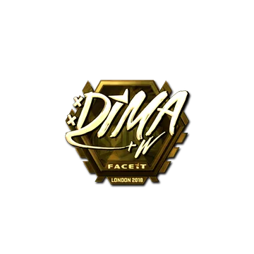 Sticker | Dima (Gold) | London 2018