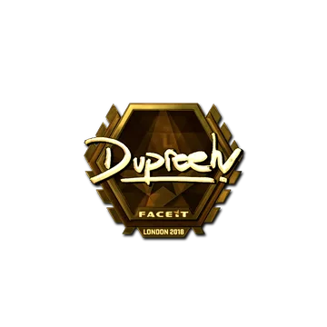 Sticker | dupreeh (Gold) | London 2018