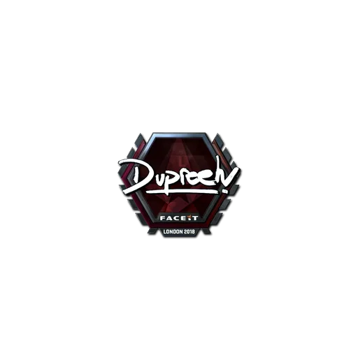 Наклейка | dupreeh (металлическая) | Лондон-2018