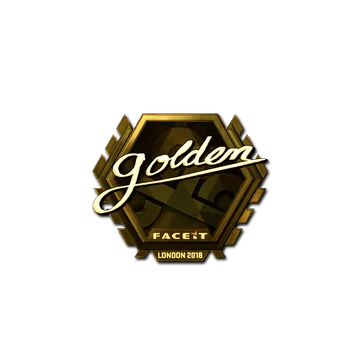 Sticker | Golden (Gold) | London 2018