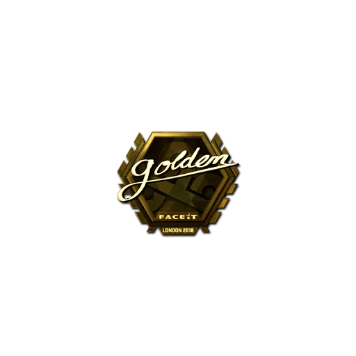 Наклейка | Golden (золотая) | Лондон-2018