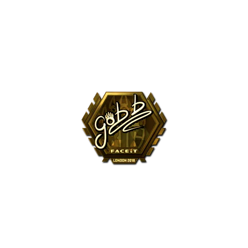 Sticker | gob b (Gold) | London 2018