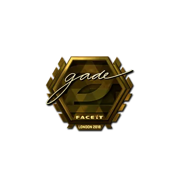 Sticker | gade (Gold) | London 2018