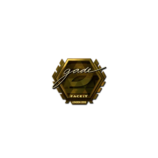 Sticker | gade (Gold) | London 2018