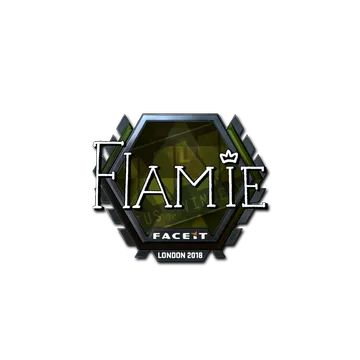 Sticker | flamie (Foil) | London 2018
