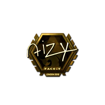 Sticker | aizy (Gold) | London 2018