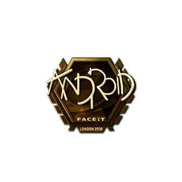 Sticker | ANDROID (Gold) | London 2018