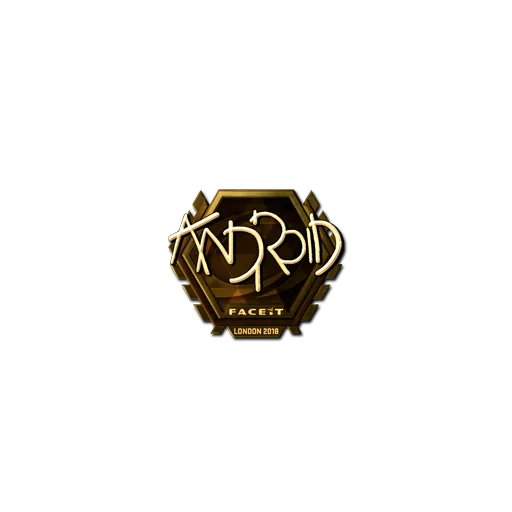 Sticker | ANDROID (Gold) | London 2018