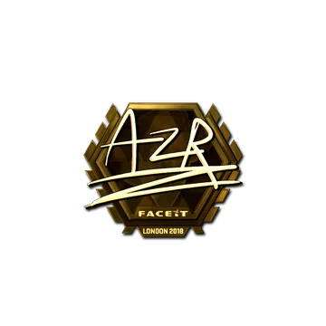 Sticker | AZR (Gold) | London 2018