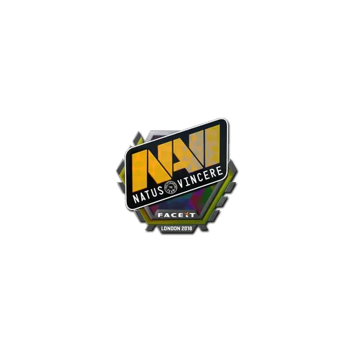Наклейка | Natus Vincere (голографическая) | Лондон-2018