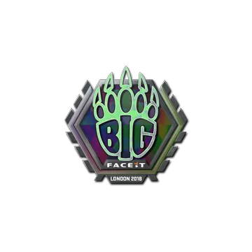 Sticker | BIG (Holo) | London 2018