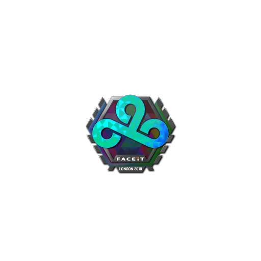 Наклейка | Cloud9 (голографическая) | Лондон-2018