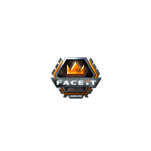 Наклейка | FACEIT (металлическая) | Лондон-2018