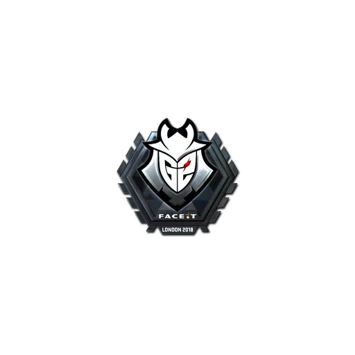 Наклейка | G2 Esports (металлическая) | Лондон-2018