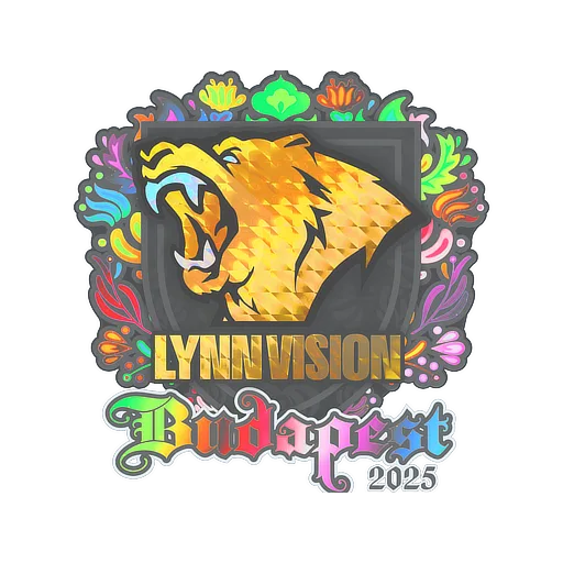 Наклейка | Lynn Vision (голографическая) | Будапешт-2025