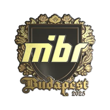 Sticker | MIBR (Gold) | Budapest 2025