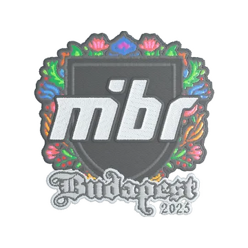 Sticker | MIBR (Embroidered) | Budapest 2025